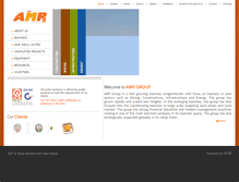 Tablet Screenshot of amrgroup.in